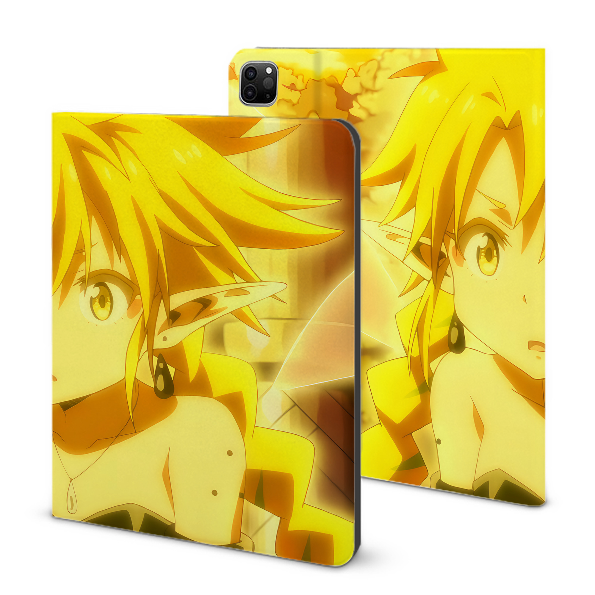 （画像用） 転スラ Regarding Reincarnated to Slime IPad ケース ブック型 PUレザー TPU 耐衝撃 軽量 薄型 ペン収納なし 全面保護 IPad 各モデル対応
